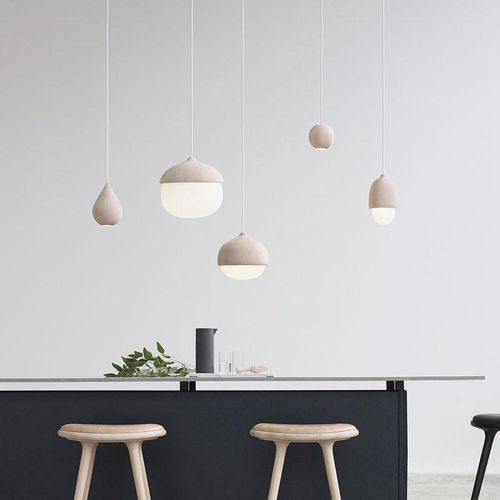 Suspension - TERHO - Mater Design - en verre soufflé / en verre fumé / en bois