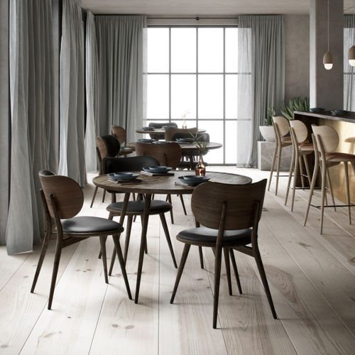 Chaise de salle à manger contemporaine - 0120 series - Mater Design - d'intérieur / en cuir / en chêne