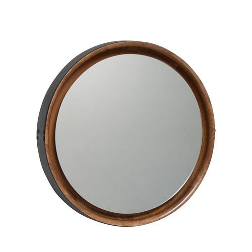 Miroir mural - SOPHIE - Mater Design - contemporain / rond / en bois