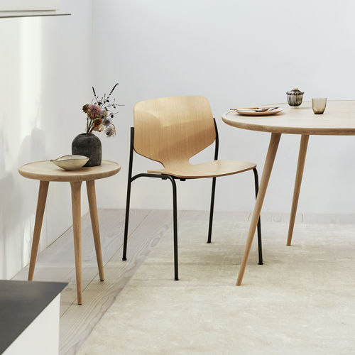 Chaise de salle à manger contemporaine - NOVA - Mater Design - d'intérieur / en hêtre / en placage de bois