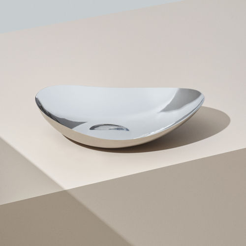 Bol en acier inoxydable poli - ORGANIC - Mater Design - professionnel / contemporain / fait main