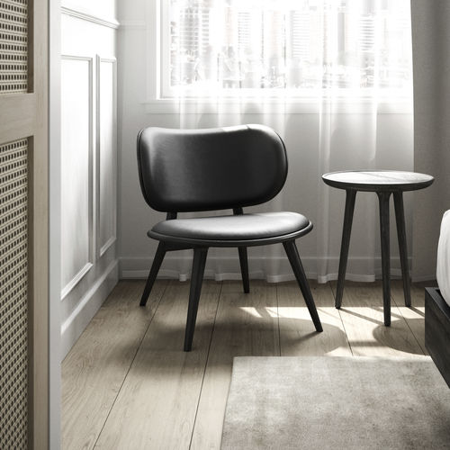 Chauffeuse contemporaine - THE LOUNGE - Mater Design - en cuir / en hêtre / en bois teinté