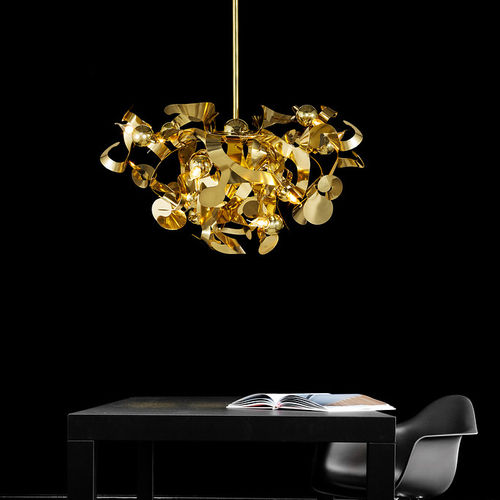Lustre contemporain - KELP - Brand van Egmond - en acier / professionnel / à incandescence