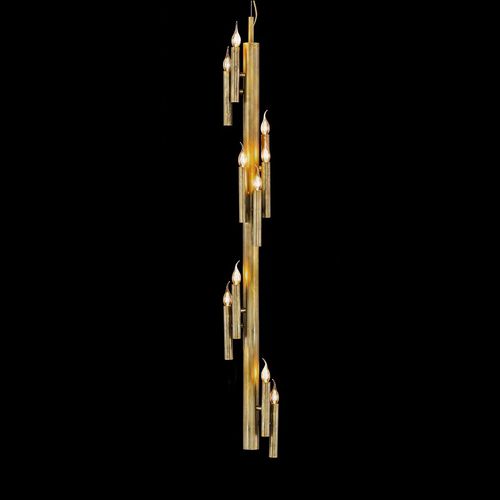 Lustre contemporain - SHIRO : SHSV150BRBUR - Brand van Egmond - en verre / en acier / professionnel