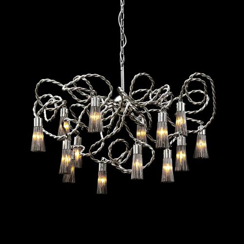 Lustre design original - SULTANS OF SWING : SOSC100N - Brand van Egmond - en acier / professionnel / à incandescence