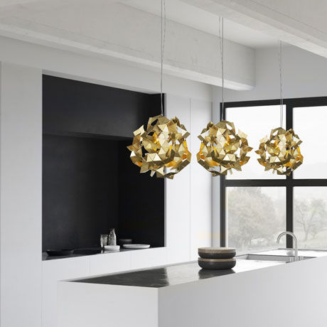 Suspension - FRACTAL CLOUD - Brand van Egmond - en laiton / contemporaine / sans fil