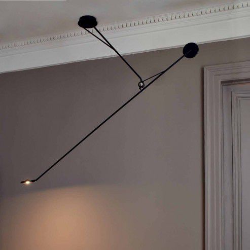 Plafonnier contemporain - AARO - DCW éditions - en acier / en aluminium anodisé / à LED