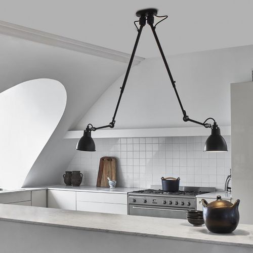 Plafonnier contemporain - GRAS : N°302 DOUBLE - DCW éditions - rond / en acier / à LED