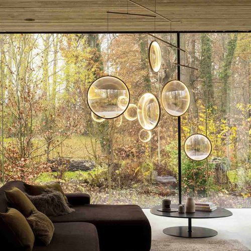 Lustre contemporain - FOCUS - DCW éditions - en PMMA / en verre acrylique / professionnel