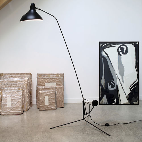 Lampe sur pied - MANTIS - DCW éditions - en aluminium / en acier / contemporaine