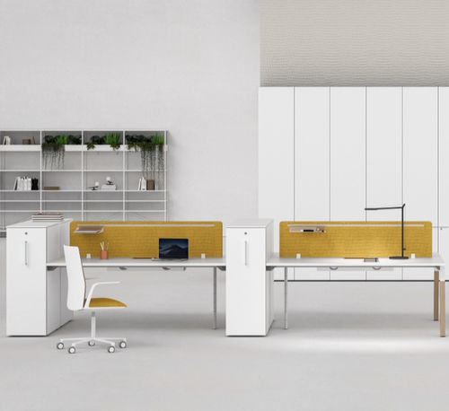 Bureau pour open space - POLARE - Bralco - contemporain / en bois / en métal