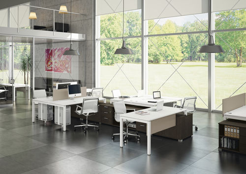 Bureau pour open space - GATE - Bralco - contemporain / en bois / en acier