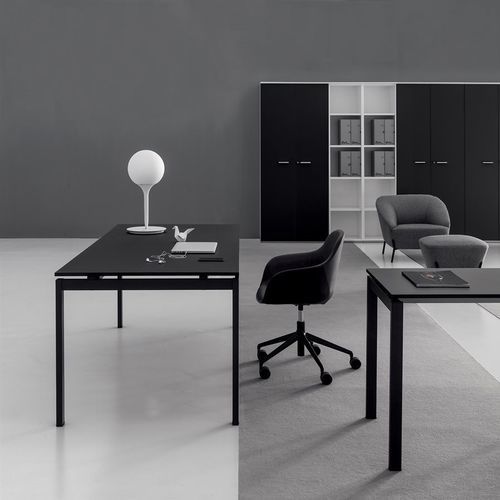 Bureau sur pied - DV802 PAG - Della Valentina Office - pour 2 personnes / contemporain / en bois