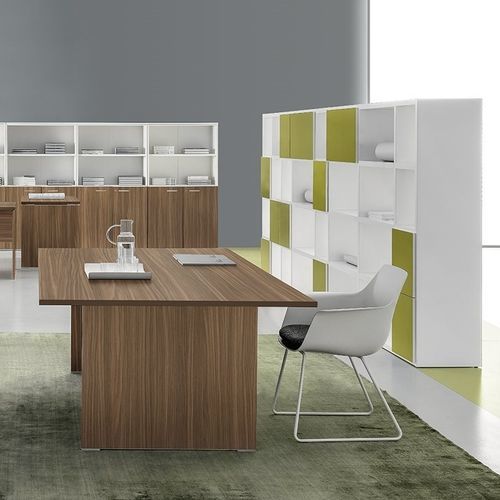 Bureau pour open space - DV805 TREKO - Della Valentina Office - sur pied / de 2 à 4 personnes / pour 2 personnes
