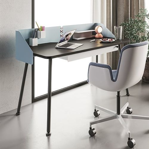 Bureau sur pied - DV816 NIDA - Della Valentina Office - contemporain / en bois / en métal