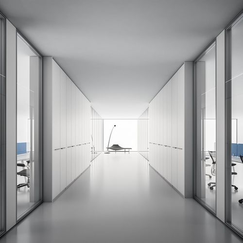 Mur de rangement pour stockage - DV605  - Della Valentina Office - en mélamine