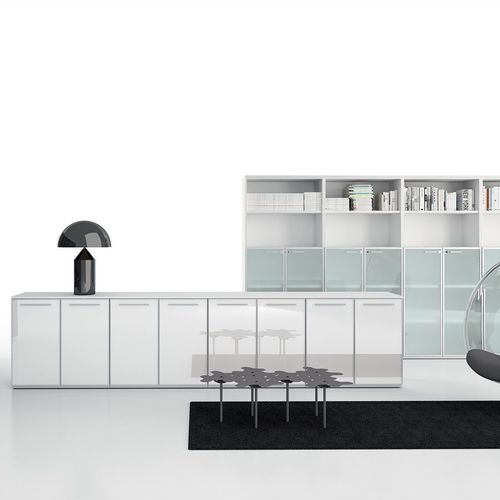 Armoire de classement basse - DV503 - Della Valentina Office - haute / murale / en bois