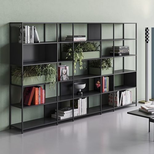 Bibliothèque modulable - DV528 KYN - Della Valentina Office - contemporaine / professionnelle / en bois