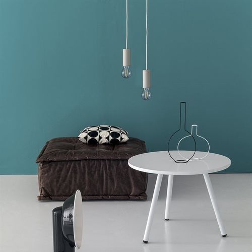 Table basse contemporaine - DV300 - Della Valentina Office - en verre / en bois / avec piètement en métal