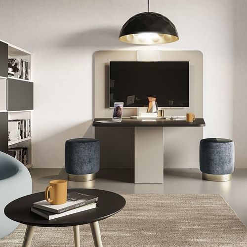 Bureau assis-debout - COMP_04_HOS - Della Valentina Office - mural / pour 2 personnes / contemporain