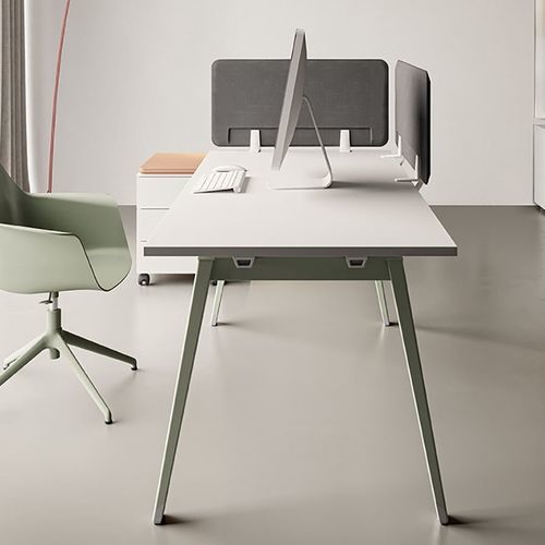 Bureau sur pied - COMP_10_HOS - Della Valentina Office - contemporain / en métal / droit