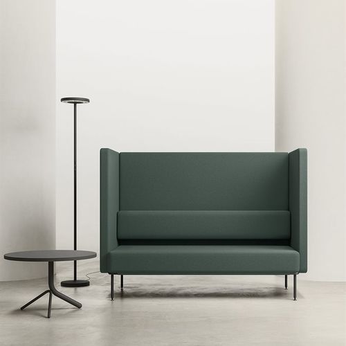 Canapé contemporain - DAPPER - Della Valentina Office - en tissu / marron / vert