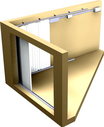 Porte de garage sectionnelle latérale - GARLINE - Wimove - en aluminium / automatique