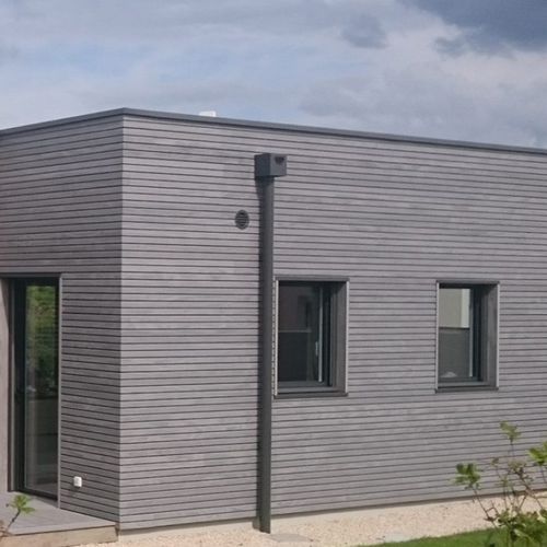 Bardage en lames - NEW AGE : PIN DU NORD ECOTHERMO EXTÉRIEUR - SIVALBP - en bois / écolabel FSC / rainuré