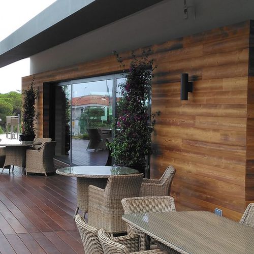 Parement en bois - ELEGANCE : MÉLÈZE DE SIBÉRIE ECOTHERMO - SIVALBP - extérieur / intérieur