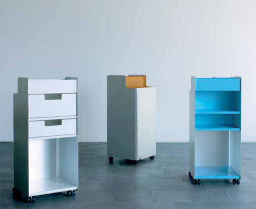 Chariot de service - PEPE ROLLBOY - Lehni - de bureau / en aluminium