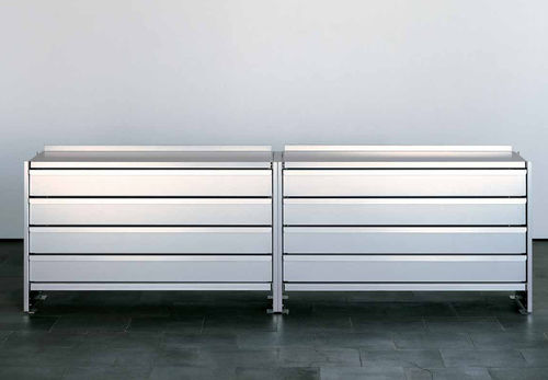 Armoire de classement basse - Lehni - en métal / contemporaine