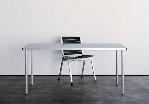 Table contemporaine - Lehni - en aluminium / rectangulaire