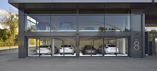 Système de stationnement avec plate-forme - TRENDVARIO 6300 - KLAUS Multiparking GmbH - ascenseur