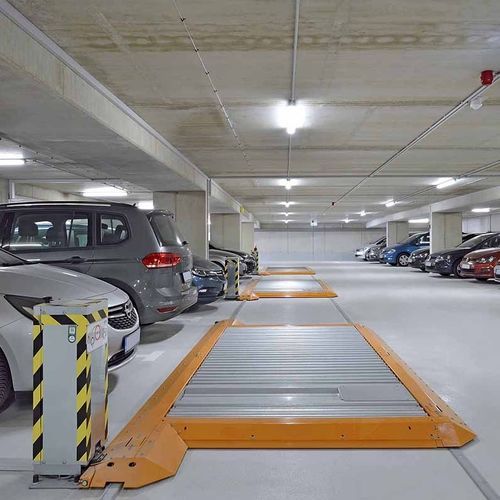 Plateforme pour parking coulissante - PARKBOARD PE - KLAUS Multiparking GmbH - électrique
