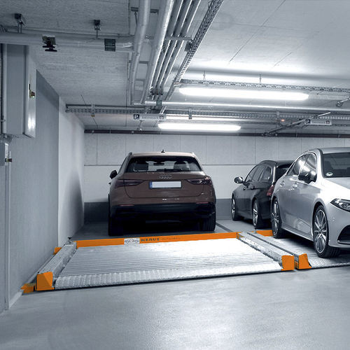 Plateforme pour parking coulissante - PARKBOARD PQ - KLAUS Multiparking GmbH - hydraulique / électrique