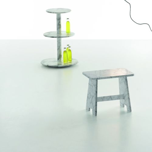 Tabouret contemporain - ATTIMO - Marsotto - en marbre