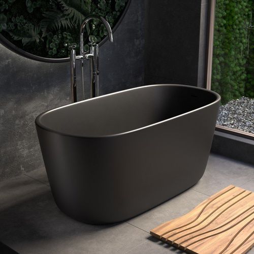 Baignoire ovale - LULLABY MINI  - Aquatica Marmite SP. Z.o.o - à poser / pour habitat / en Solid Surface