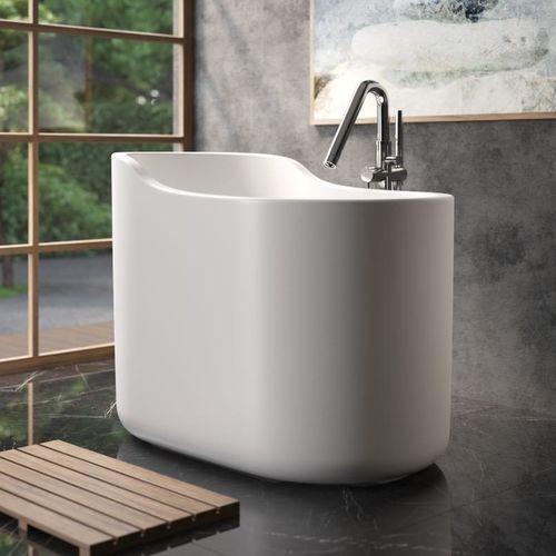 Baignoire ovale - TRUE OFURO NANO - Aquatica Marmite SP. Z.o.o - à poser / intégrée / pour habitat