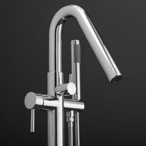 Mitigeur de baignoire - COLONNA WS  - Aquatica Marmite SP. Z.o.o - au sol / en métal chromé / 1 trou
