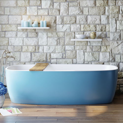 Baignoire en îlot - COLETTA™ DISTANT  - Aquatica Marmite SP. Z.o.o - pour habitat / en Solid Surface / en fonte minérale