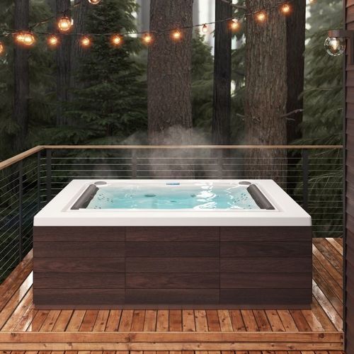 Spa hors-sol - DOWNTOWN-INF - Aquatica Marmite SP. Z.o.o - rectangulaire / 4 places / en bois