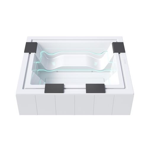 Spa hors-sol - VIBE-INFINITY-MARIDUR - Aquatica Marmite SP. Z.o.o - rectangulaire / 5 places / 4 places