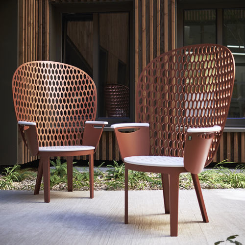 Fauteuil urbain contemporain - BRIVE - TF URBAN - en bois / en acier / en aluminium