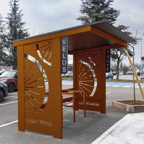 Abri vélo sécurisé - LE FOREZIEN - TF URBAN - durable / design / recyclable