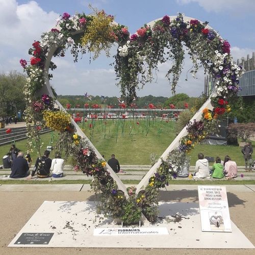 Jardinière en acier - HEART - TF URBAN - sur mesure / en hauteur / avec support