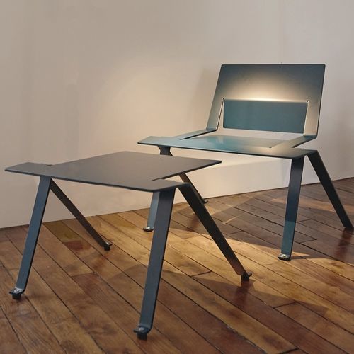 Table basse contemporaine - MINICILA - TF URBAN - en acier / avec piètement en acier / rectangulaire