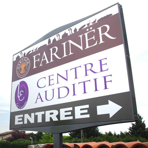 Panneau signalétique en acier galvanisé - LARGE FORMAT - TF URBAN - d'orientation / d'extérieur