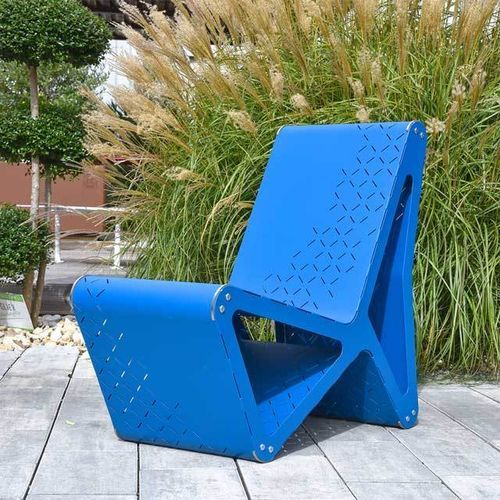 Chaise design original - TERZ - TF URBAN - d'intérieur / d'extérieur / en acier