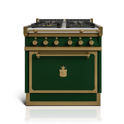 Cuisinière à gaz - OGS88 - Officine Gullo - 4 foyers / 1 four / en fonte