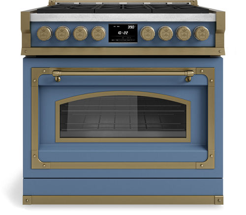 Cuisinière à gaz - FIORENTINA 90 - Officine Gullo - à induction / à usage professionnel / 6 foyers